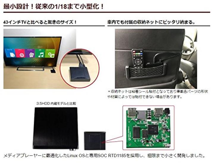 ITPROTECH MEDIAWAVENANO Odtwarzacz Multimedialny z Full HD REALTEK i Adapterem do Zapalniczki Samochodowej Ultra-Kompaktowy 1080p, Linux, Chipset,