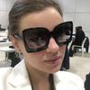 Big Frame Fashion Oversized Sunglasses Women Oversized  Plastic Female Gradient Sun Glasses  UV400 Eyewear