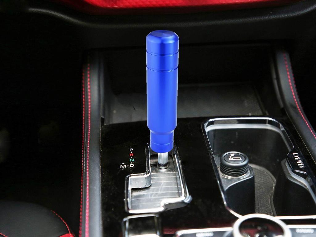 Abfer Weighted Shift Knob Aluminum Car Gear Stick MT Shift Knob Fits Cars Trucks (Blue)