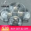 Emblems For Lexus NX200T  250  300  350 RX350 RX400 GX300 IS300 IS400 Acc sori  65MM Alloy Car Wheel Hubcap Sticker Center ADR1
