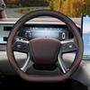 Für Denza Z9GT Z9 GT 2026 2026 Auto Lenkradbezug Napa Leder Anti-Rutsch Auto Griffabdeckungen Auto Innenzubehör