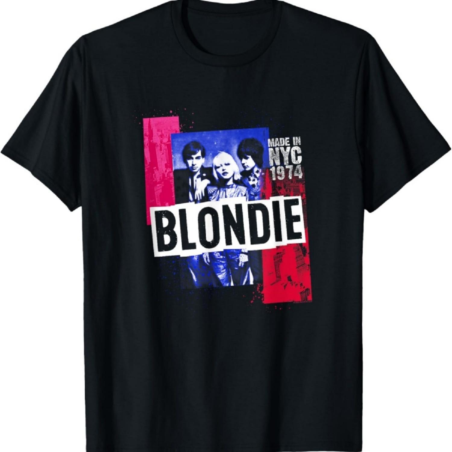 Винтажная футболка группы NYC 1974 Splatter XXXXXL чёрный