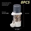 2/4/8/12Pcs Automatic Cage Hanging Parrot Water Dispenser 240Ml Bird Feeder For Small Medium Large Bird Pet Cage Accessories