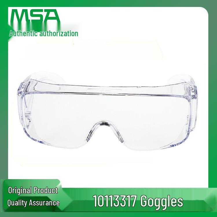 MSA Wind/Sand Resistant Scratch-Proof Transparent Safety Goggles 10113317 Single Pair