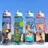 Capybara Printed Straw Cup Portable Sports Cup Creative Water Bottle  Outdoor Travel