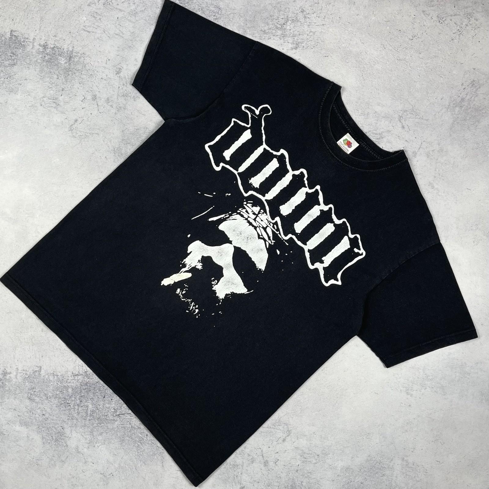 Down Nola Album Rock Band Short Sleeve T Shirt 00’s FOTL Size Medium Faded Black Unisex T-Shirt XXXXL