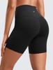 CRZ YOGA Biker Yoga Yoga Size M Women's Shorts, Leggings, Shorts, Quick-Drying, Breathable, High-Waisted Shorts, Butterluxe, 6-Inch/15cm Inseam,