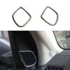For Honda CRV CR-V 2012 2013 2014 2015 2016 Car Stick A Column Audio Speak Window Windshield Side Triangle Lamp Trim 2pcs