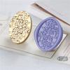 Wax Seal Stamp-Words Phrases Sealing Wax Stamp Flower Sealing Stamp for Envelope Wedding Invitations Card Decorations