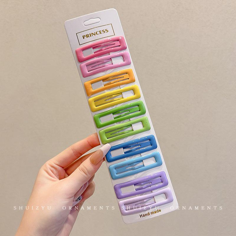 Y2K Dopamine Color Pentagram Small Hair Clip for Women & Kids - Cute Bangs & Side Hair Accessory