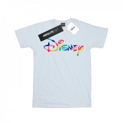 Womens/Ladies Rainbow Logo Cotton Boyfriend T-Shirt