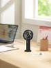 Portable Handheld Fan USB Rechargeable Mini Fan Digital Display 5-Speed Adjustment Suitable For Travel Outdoor Office Home