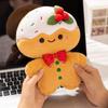 Gingerbread Man Festive Plush Toy Cotton Filling Christmas Decorations Presents