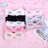 OMG Letter Coral Fleece Wash Face Bow Hairbands For Women Headbands Hair Bands Hair Accessories
