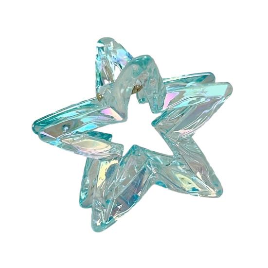 1/6Pcs Hairpin Strong Grip Metal Spring Hair Clips Hollow Star Design Secure Hold Hair Pins Lightweight Hair Accessories