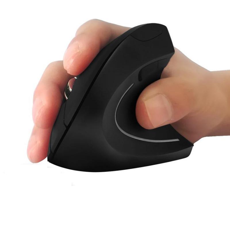 Wireless Mouse Pc&Game Ergonomic Design Vertical 1600Dpi Optical—Battery Version