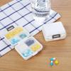 Pill Storage Box Food Grade Compact Size Multi-compartments Good Seal Effect Large Capacity Item Storage Reusable 7 Grids Tablet