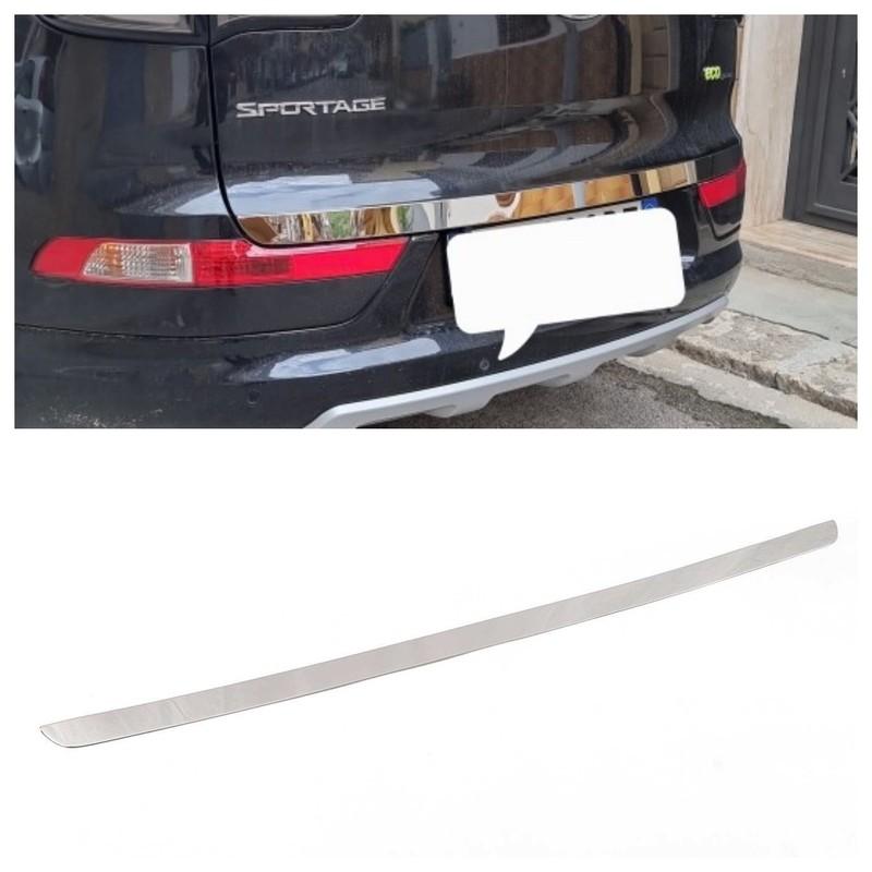 For KIA SPORTAGER R 2011 2012 2013 2014 2015 Stainless Steel Rear Door Trunk Lid Tailgate Strips Trims Car Styling Accessories