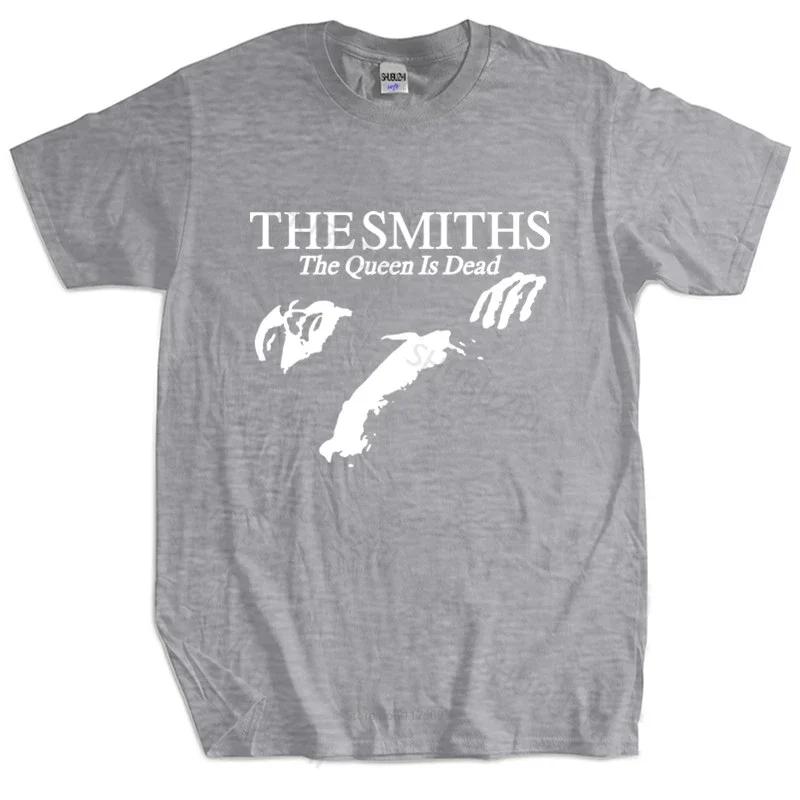 Men Cotton T Shirt Summer Tops The Smiths "The Queen Is Dead" - T-Shirt, 1980's Indie, Morrissey Bigger Size Homme Black T-shirt