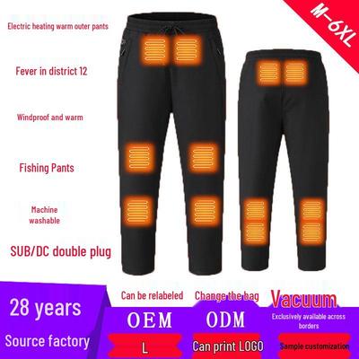 USB/CD Beheizte Winddichte Baumwollhose - Herbst/Winter