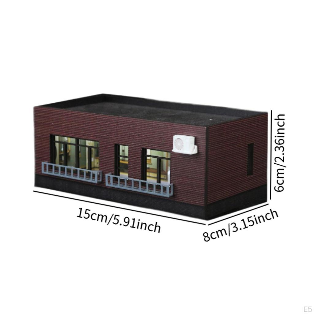 1/64 HO Model Diorama for Tabletop Use, Sand Table Accessories