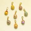 Copper Egg Pendant Necklace Egg Shape Egg Charm Vintage Style Zodiac Necklace  Daily Wear