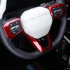 3pcs Car Steering Wheel Switch Button Trim Panel Frame Chin Cover For Kia K4 /K4 GT Line Interior Style Accessories LHD RHD