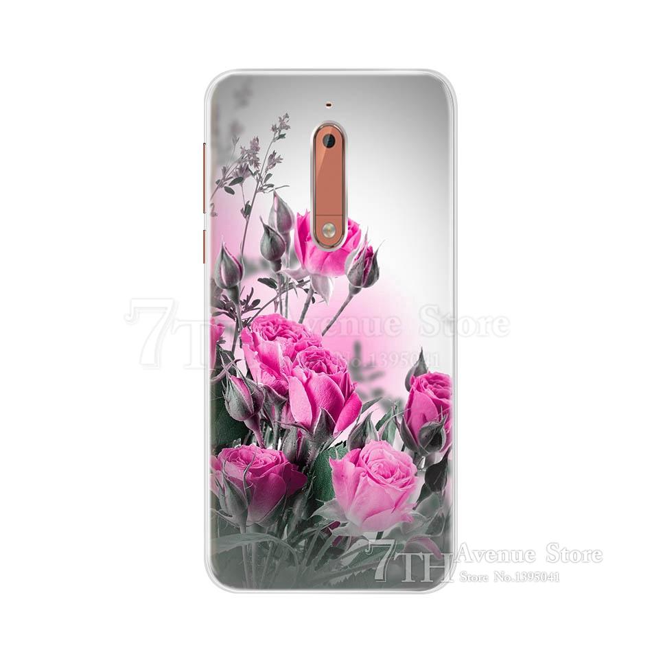 For Nokia 5 Case 5.2" Cartoon Soft Silicone TPU Phone Case For Nokia 5 Nokia5 Global Dual TA-1024 TA-1053 TA-1044 Back Cover