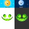 Halloween Ghost Face Decorations Glow In The Dark Sticker, Self-adhesive Shape Decals, Peel And Stick Decals Waterproof PVC Stickers, for Walls