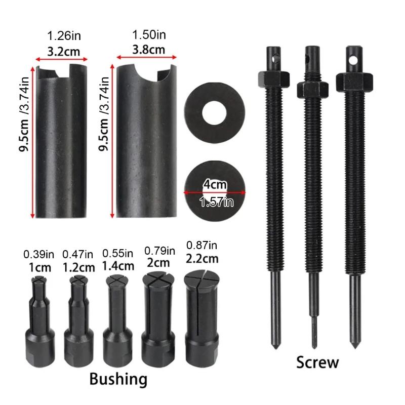Easy To Use Motorcycle Bearing Pullers Disassembly 9-23mm Inner Bearing Extractor Kit Suitable for Efficient Maintenance