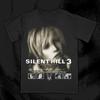 Silent Hill Cotton Graphic T Shirt Black Horror Game L238