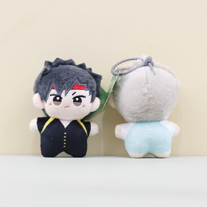 12cm Haikyu! Cute Doll Anime Figure Backpack Pendant Keychain Decoration Kids Toys Gifts