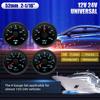 12V24V Universal 52MM 4 Gauge Kit with 2 Sensor Water Temperature + Oil Pressure + Fuel Level + Voltmeter For All Vehicle Marine