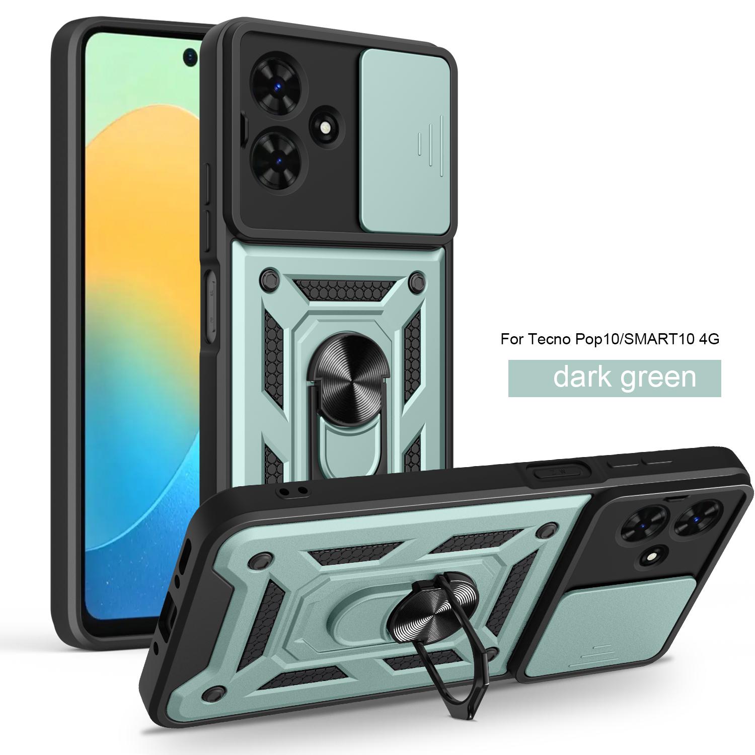 

For Infinix Smart 10 Case Infinix Smart 10 Cover Magnetic Ring Holder Armor Phone Case Slide Camera Protect Back Cover Infinix Smart 10