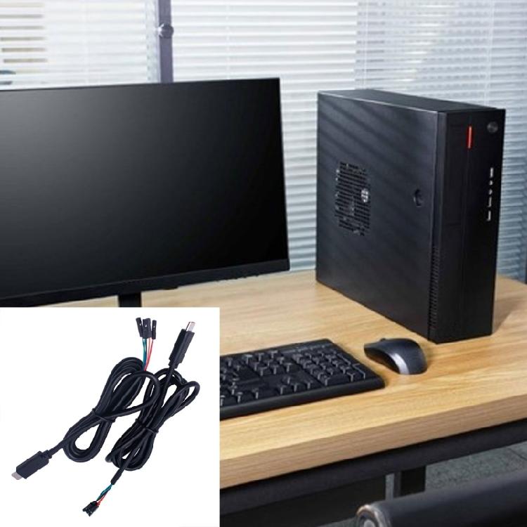 Practical USB TypeC to Phone Serial 232 Cable for Communication Needs