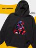 hoodie-Casual Pullover Sweatshirt Sweatshirt with Darth Vader Print