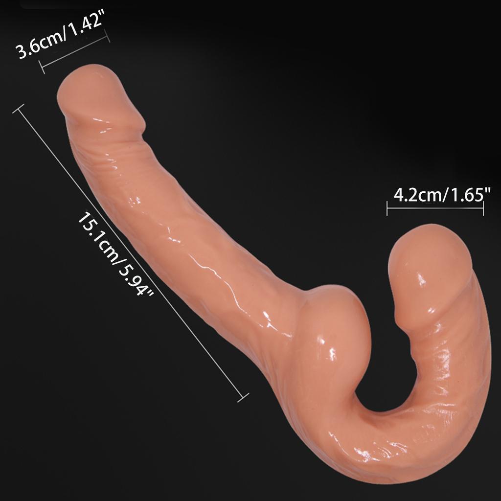 Realistic Long Dildo Sex Toys with Double Heads G-spot Plug Adult for Women Lesbian