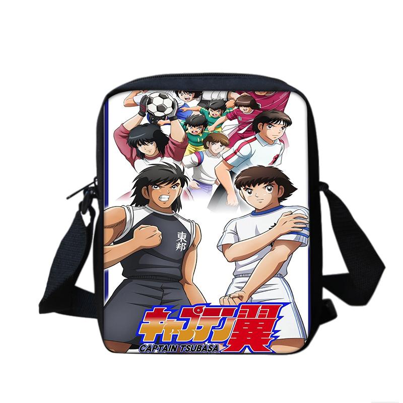 Captain Tsubasa  multifunctional large capacity shoulder bag, the perfect gift for boys and girls on school birthdays