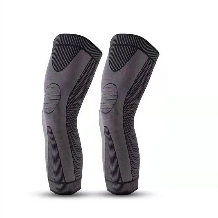 Hx036 Bases Full Leg Knee Compression Sleeve Long Knee Pads Running Leg Sleeve Cycling Knee Pads S чёрный