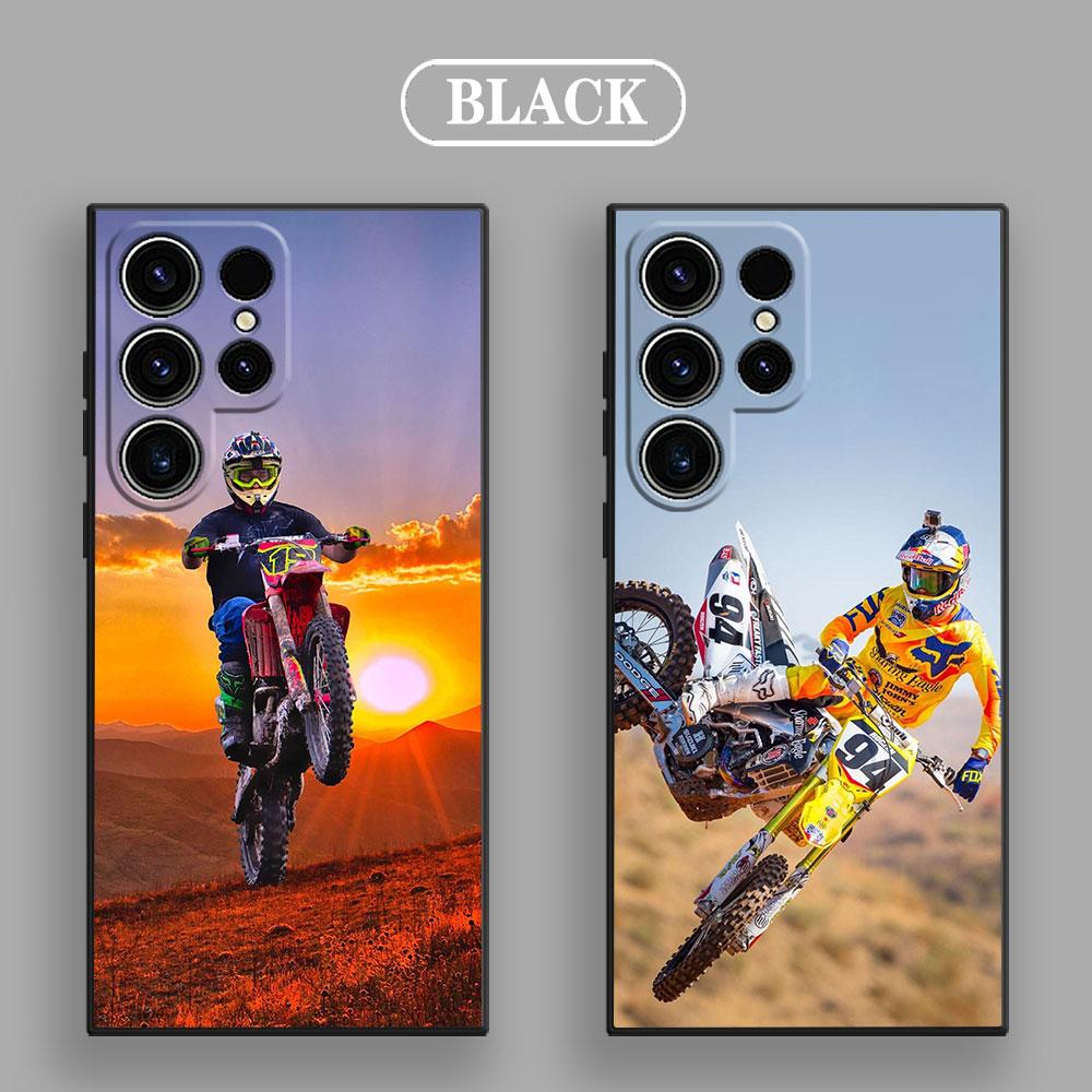 Motorbike Motocross Moto Cross Dirtbikes S26Ultra Case For Samsung Galaxy S26 S25 S24 S23 S20 S21 FE S22 Ultra Plus Phone Cover