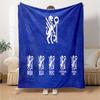 Peterborough Crest Flannel Blanket, Soft Polyester, Modern Design, All-Season for Camping, Travel, Gifts for holidays or birthdays