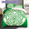 Celtic Football Club Pattern Bedding Quilt Set Home Decoration Gift (1 * Duvet Cover + 2 * Pillowcase Without Core)