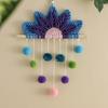 Rainbow Tapestry Boho Tassel Wall Ornament for Living Room Bedroom Wedding