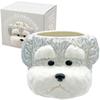 Sunart Cute Tableware Schnauzer Rice Bowl Dog Birthday Children "Wankole" (approx. 11cm) Goods, Accessories, Tableware, Gift, Women, SAN4908-2
