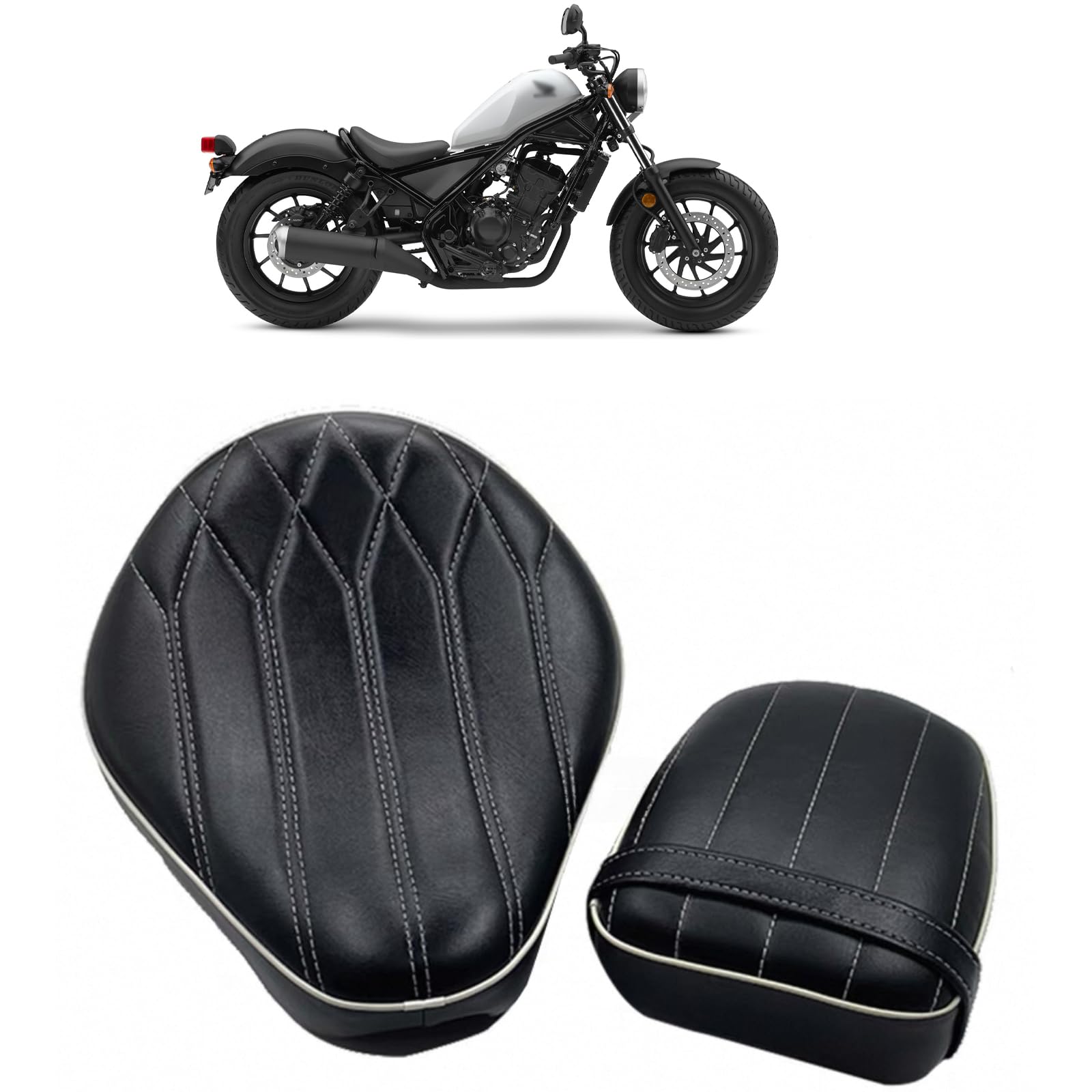 For Rebel 250 CMX250 rebel250 Rebel CMX250 SE 2017-2025 Retro чёрный