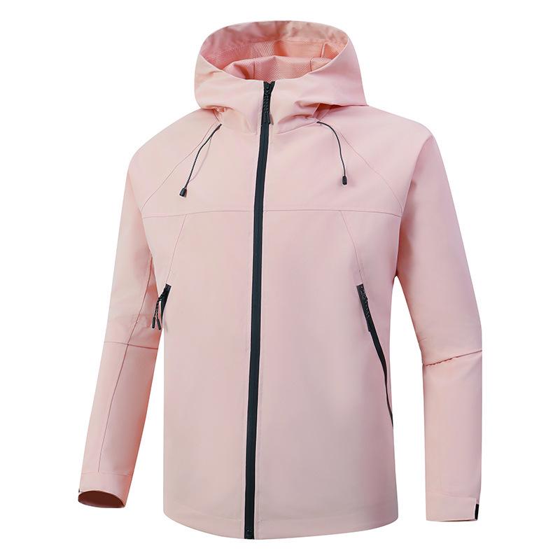 High-Quality Windproof & Breathable Jackets for Couples – Men's and Women's Outdoor Single-Layer Mountaineering Windbreakers.