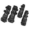 4Pcs Reflective Motorcycle Knee Elbow Guard Kit AntiFall Keep Warm Protective Pads