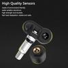 Car TPMS Automobile Accessories Tyre Temperature Monitor Tire Pressure Monitoring System 4 Sensors Solar/USB Powered Auto Security Alarm Systems