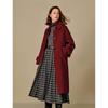 Yinman 2025 Winter Women's Pure Merino Wool Small Lapel Double-Faced Coat