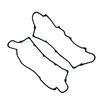 2 PCS/Set Engine Valve Cover Gasket For ISUZU 6VD1 Auto Parts Car Accessories OEM 8-94391-379-0 8943913790 Rocker Cover Gasket